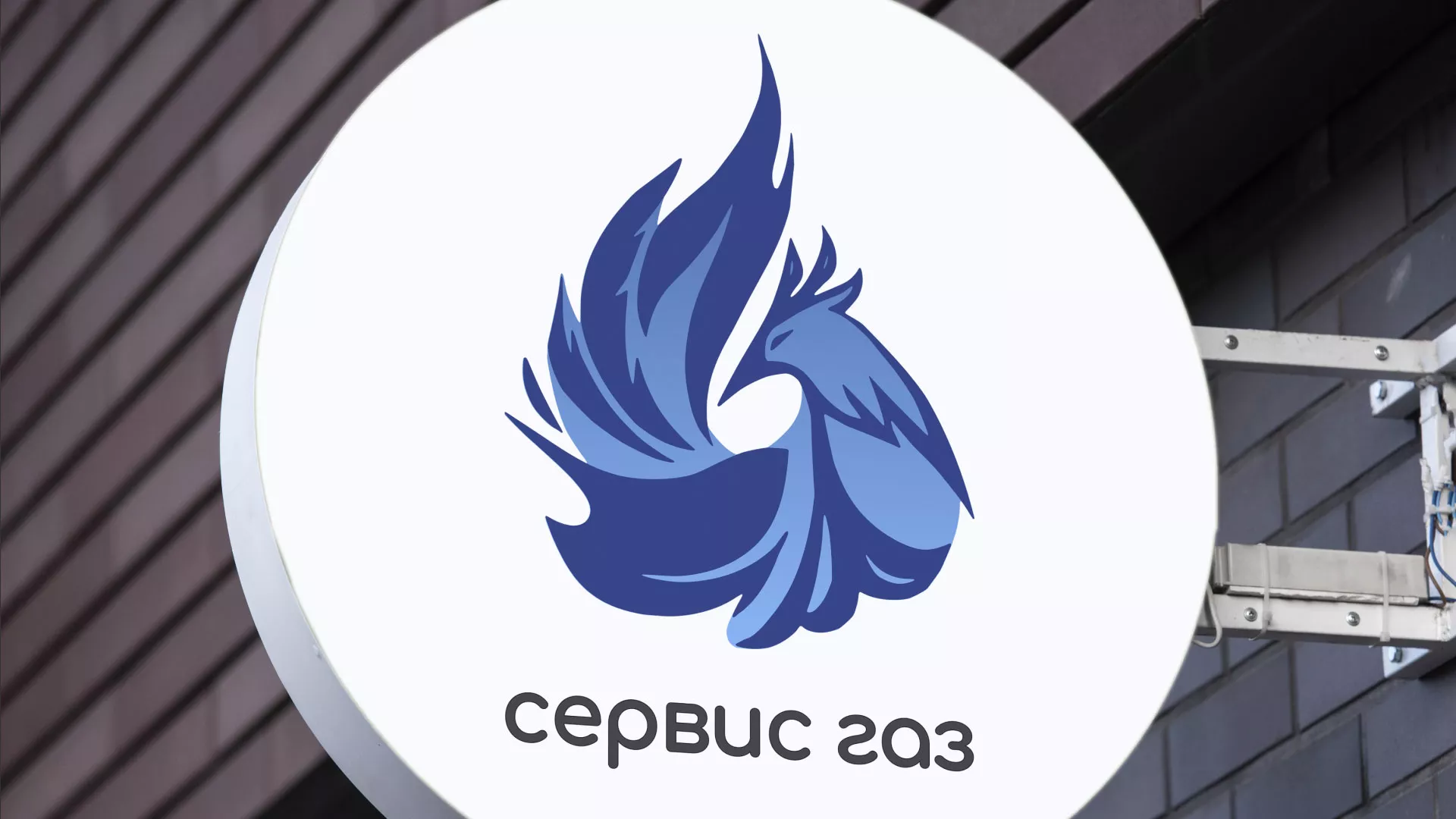 Создание логотипа «Сервис газ» в Бердске